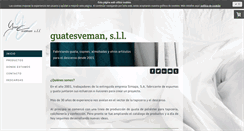 Desktop Screenshot of guatesveman.com